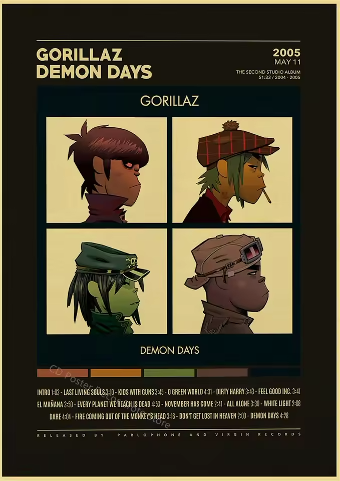 Vintage Music Album Posters