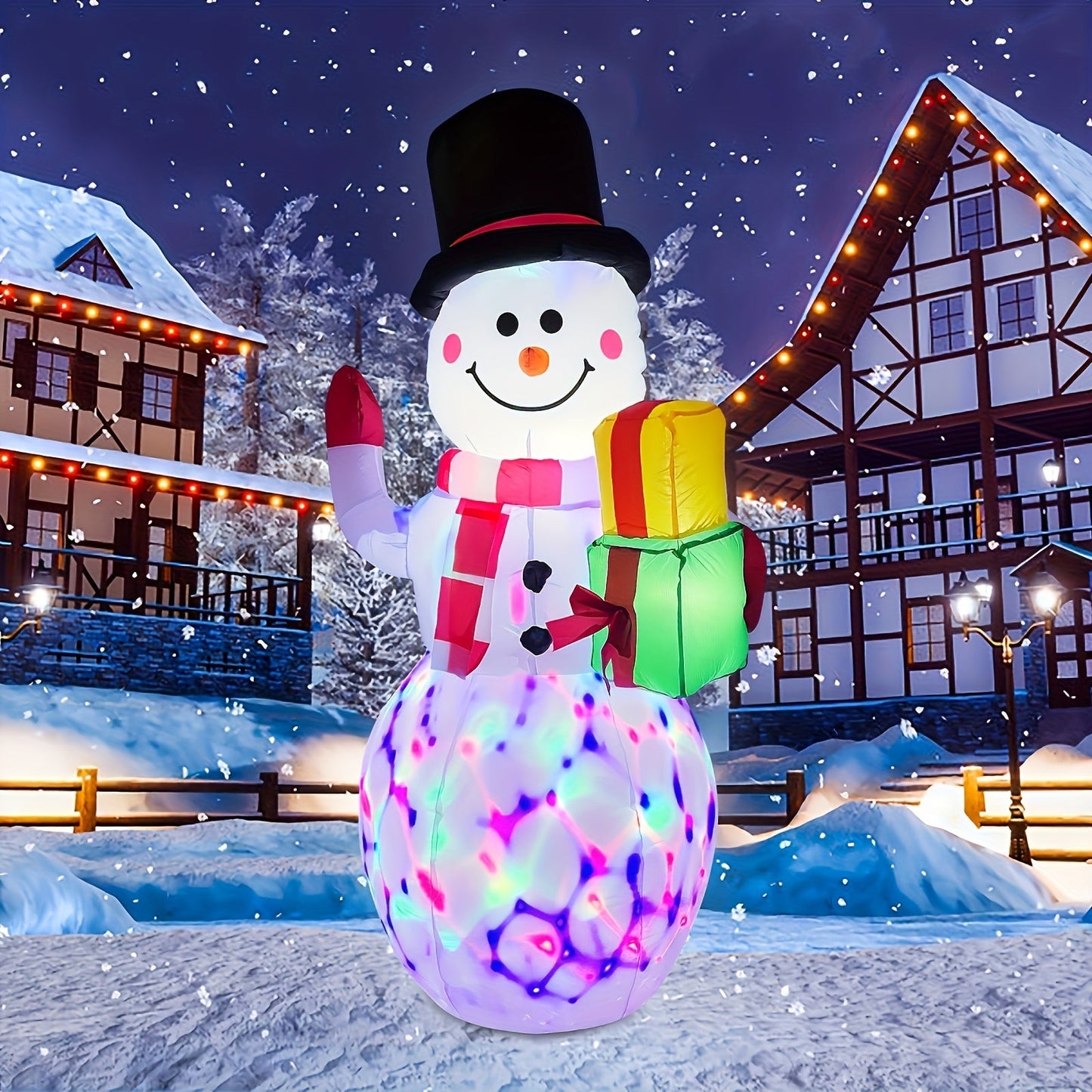 5FT Blow Up Christmas Outdoor Decoration Inflatable Snowman