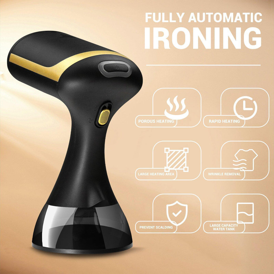 Compact Travel & Home Clothes Steamer – Fast Wrinkle Removal