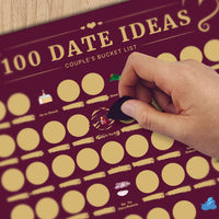Couples Dating Scratch-Off Poster