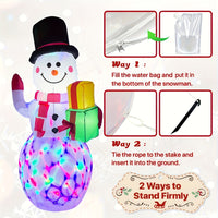 5FT Blow Up Christmas Outdoor Decoration Inflatable Snowman