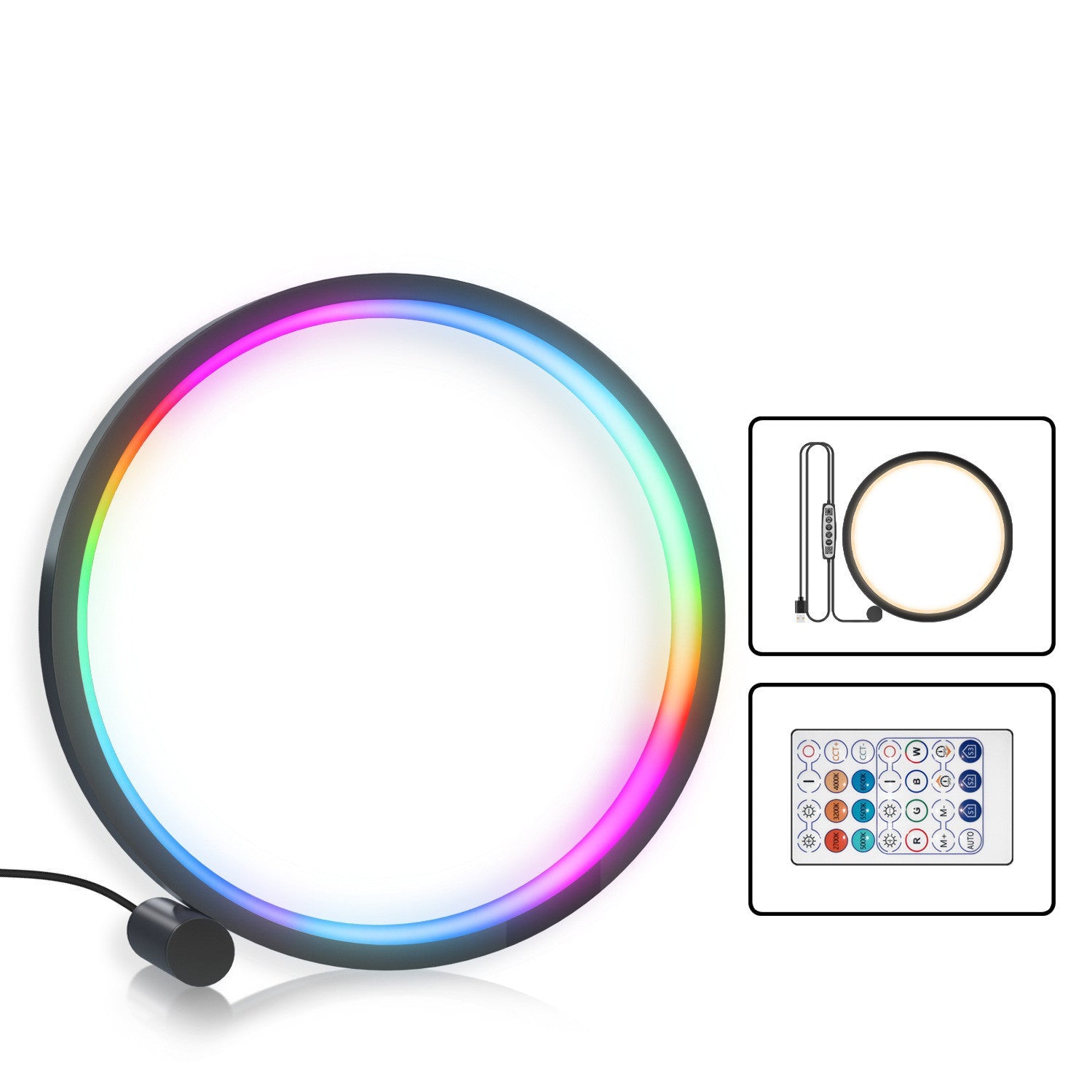 Smart LED Music Rhythm Night Light – Color-Changing Lamp