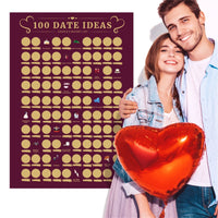 Couples Dating Scratch-Off Poster