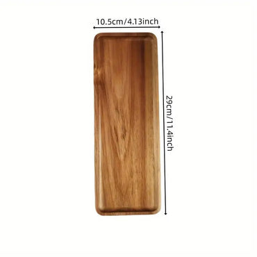 Versatile Solid Wood Serving Tray