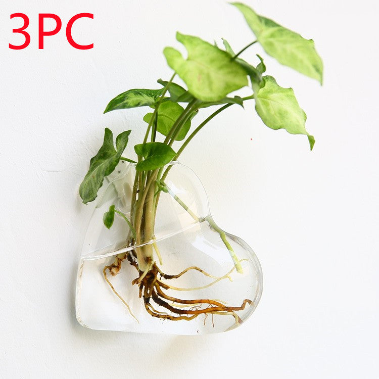 Fashion Wall Hanging Glass Flower Vase
