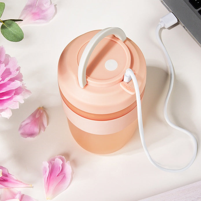 Portable Blender Juicer Cup With 4 Blades For Shakes