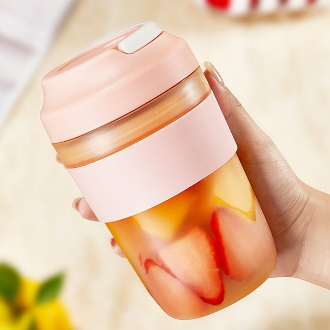 Portable Blender Juicer Cup With 4 Blades For Shakes