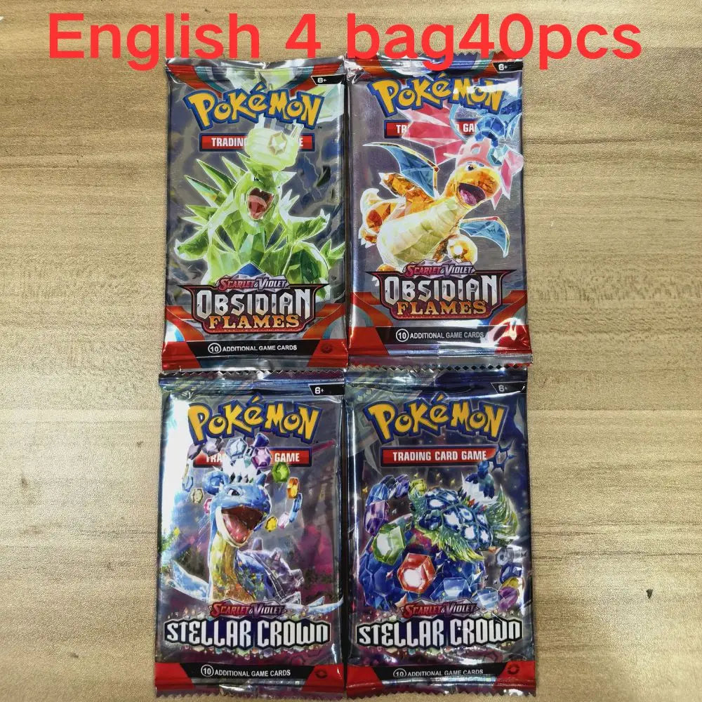 10/40PC Pokemon Card Shining Fates Style English Booster Battle Carte Trading Card Game Collection GX V EX Cards Toys Kids Gifts